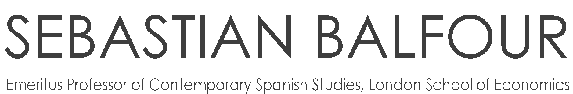 Sebastian Balfour | Emeritus Professor Contemporary Spanish Studies Logo